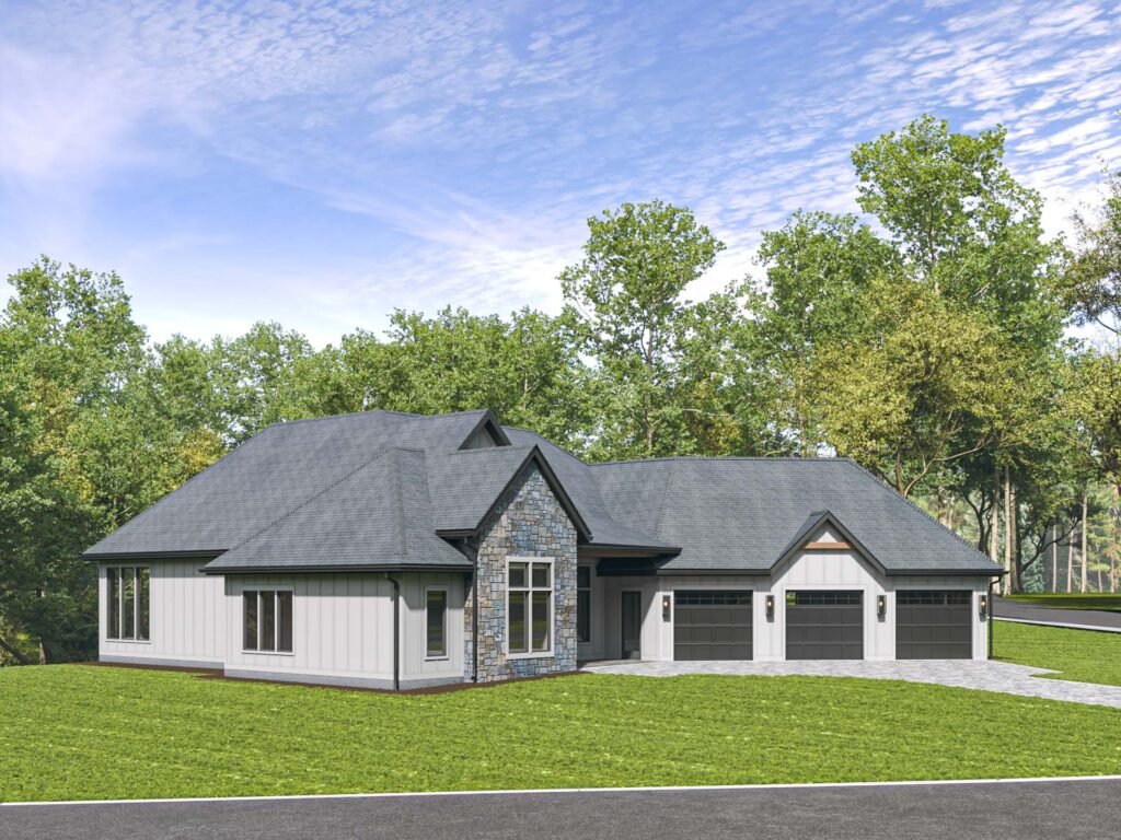 New House in Horse Shoe, NC. Lot #30, 2833 Brannon Rd 28742. Big Hills at Horse Shoe New Houses in Asheville, North Carolina