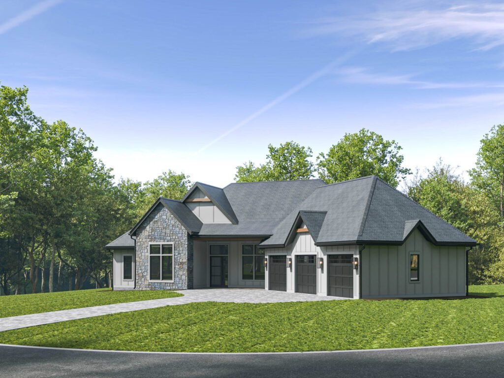 New House in Horse Shoe, NC. Lot #13, 2833 Brannon Rd 28742. Big Hills at Horse Shoe New Houses in Asheville, North Carolina