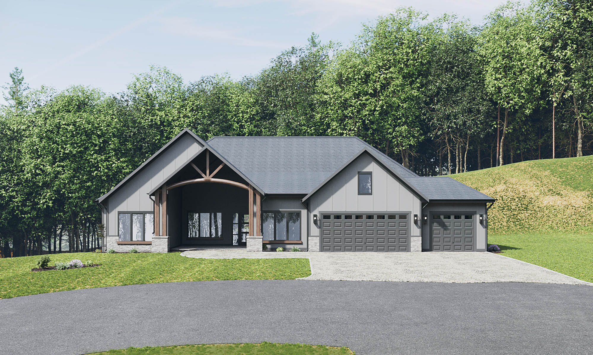 83 Mont Clair Trl. Big Hills at Horse Shoe New Houses in Asheville, North Carolina