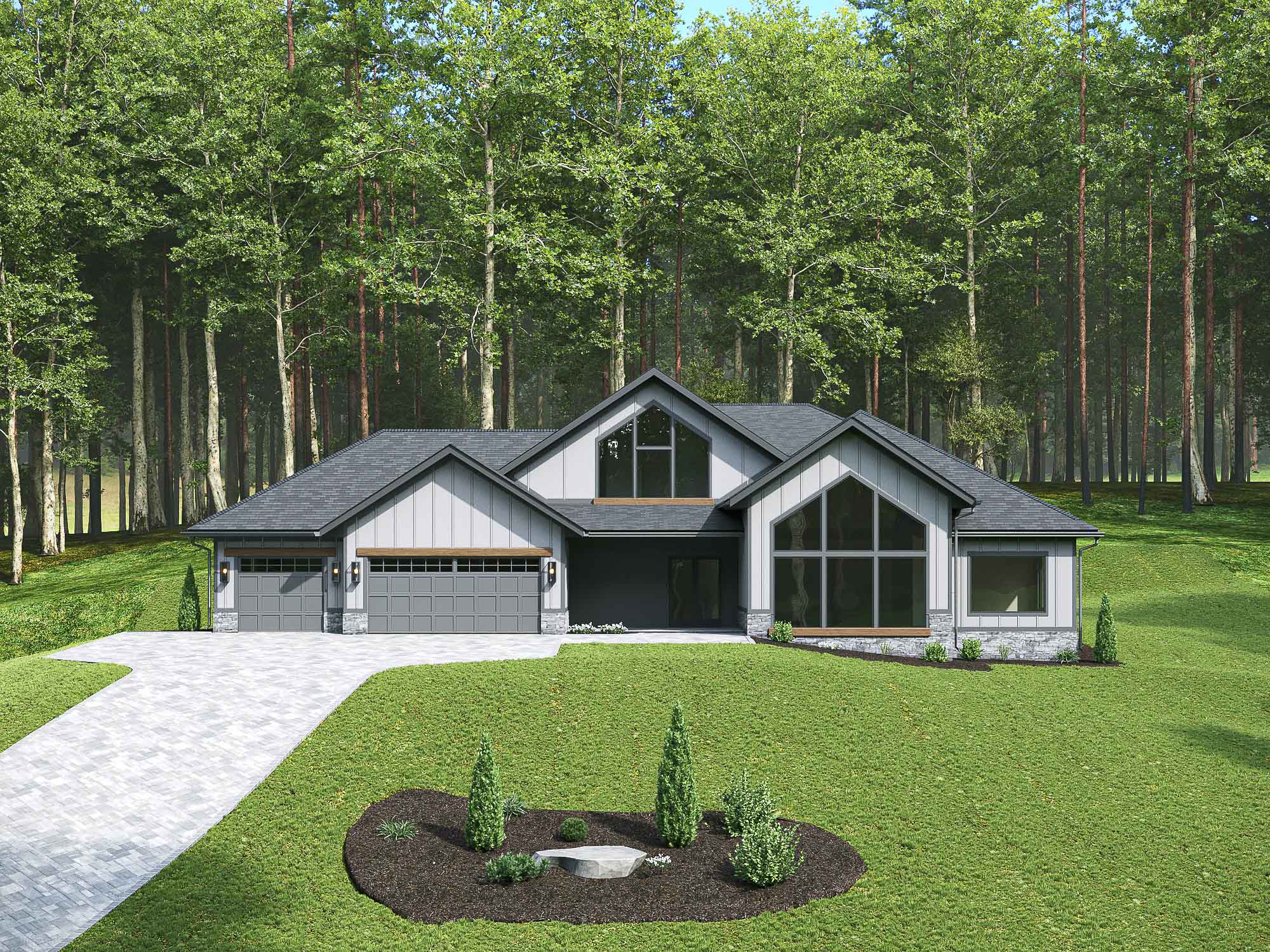 37 MONT CLAIR TRL. Big Hills at Horse Shoe New Houses in Asheville, North Carolina