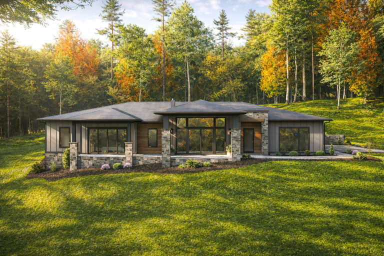 New House in Horse Shoe, NC. Lot #1, 2833 Brannon Rd 28742. Big Hills at Horse Shoe New Houses in Asheville, North Carolina